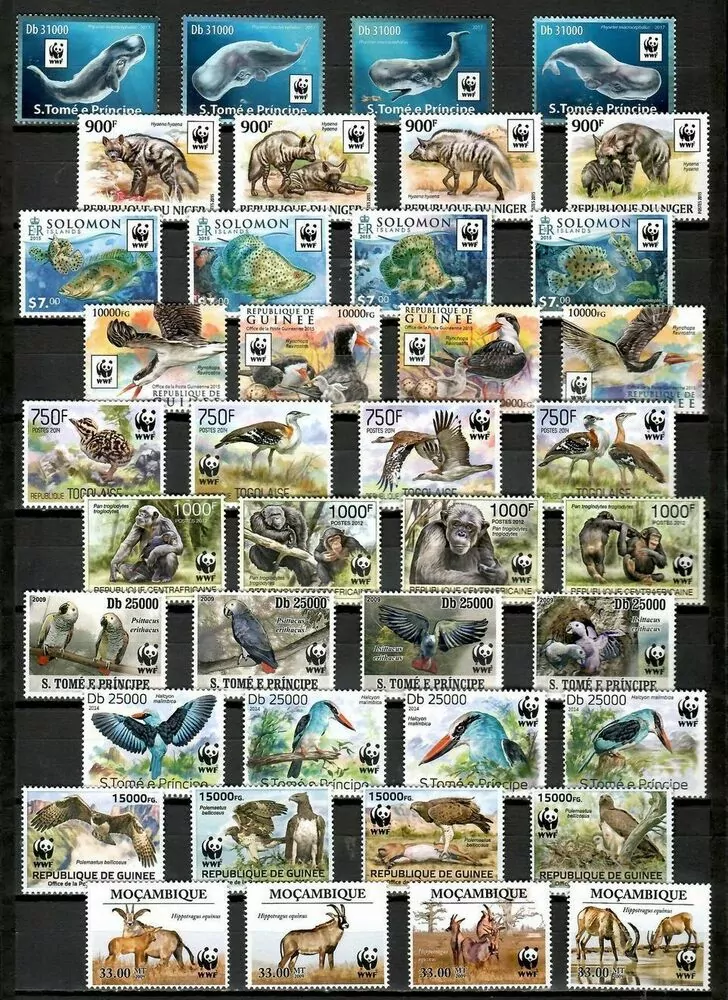 28 x série ** Fauna - WWF