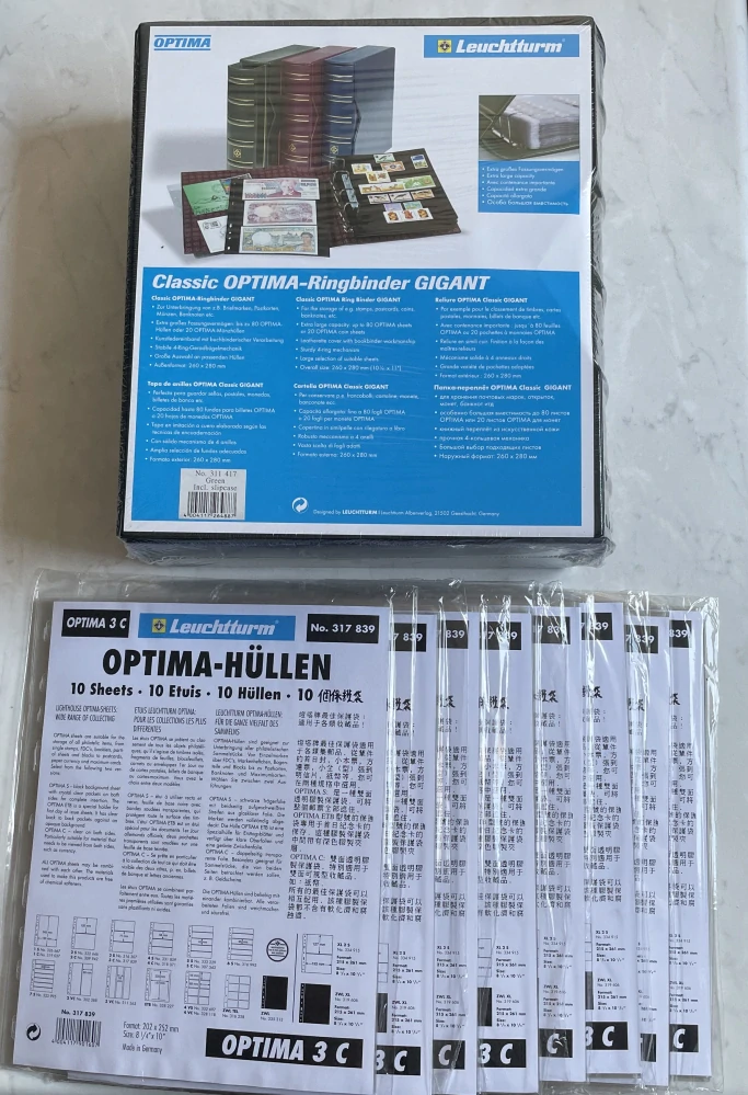 Album OPTIMA Classic Gigant s kazetou + 80ks listů 3C