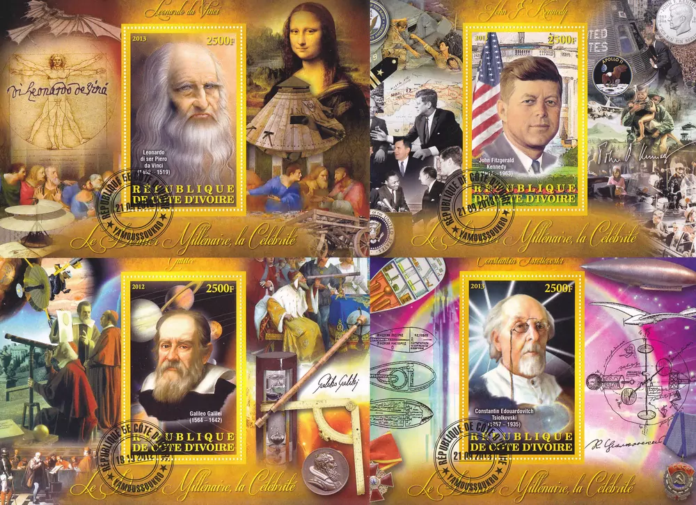 Balíček aršíků Osobnosti - 27 ks