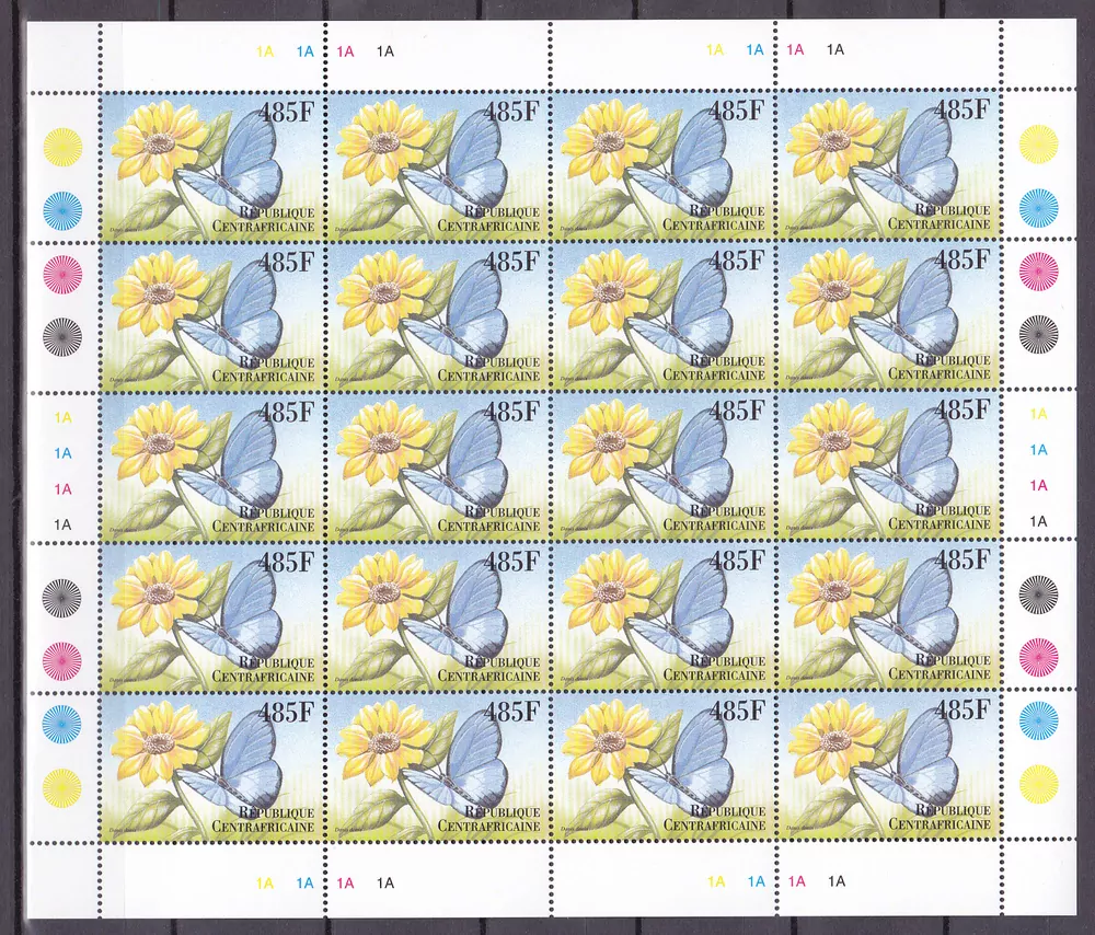 Centrální afrika známky Kat. 140 €