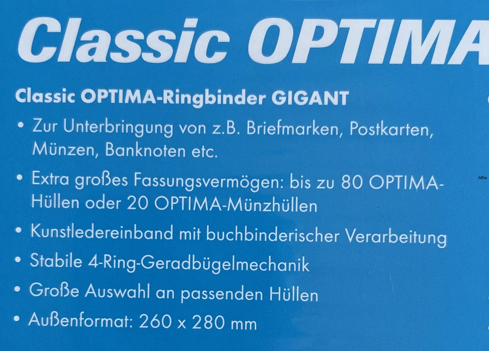 Album OPTIMA Classic Gigant s kazetou + 80ks listů 3C