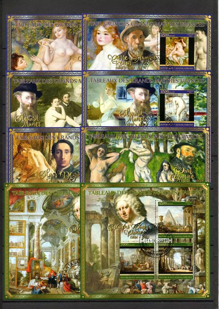 Sestava 40 ks raž Aršíků Umění, obrazy