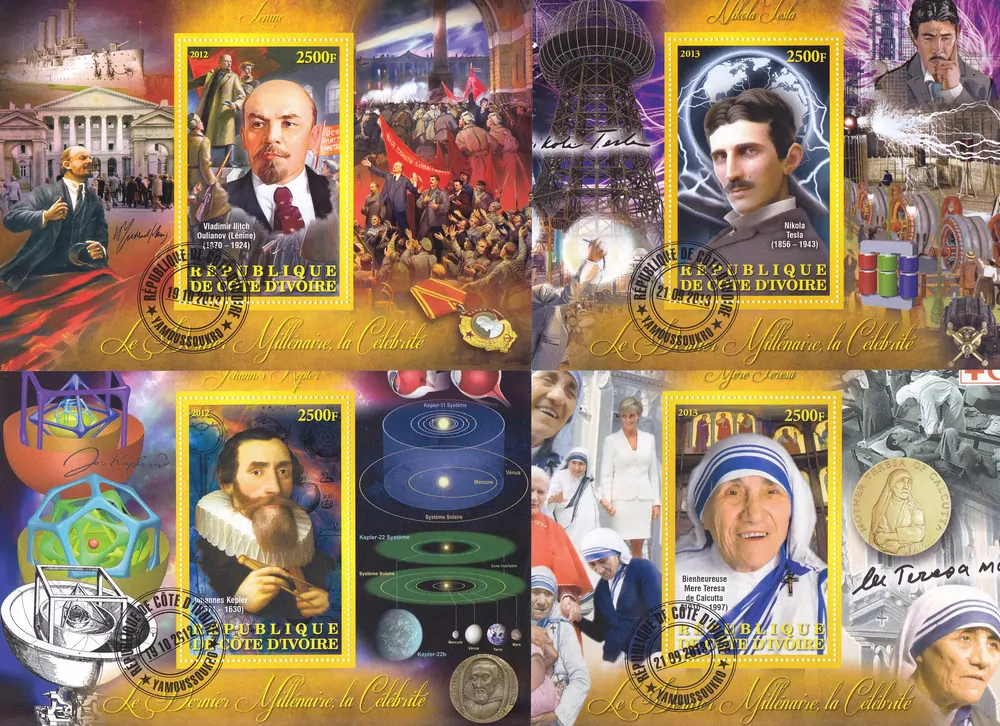 Balíček aršíků Osobnosti - 27 ks