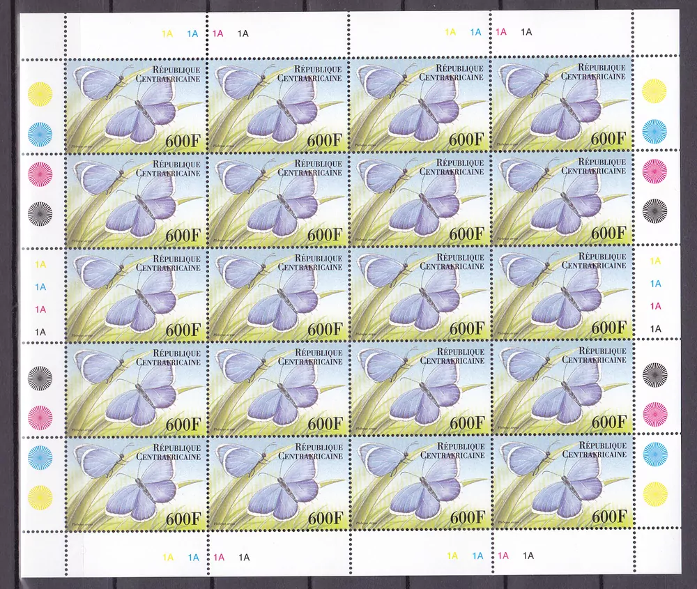 Centrální afrika známky Kat. 140 €