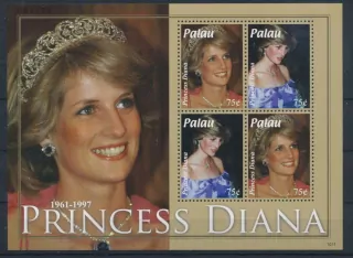 Palau známky, Princezna Diana