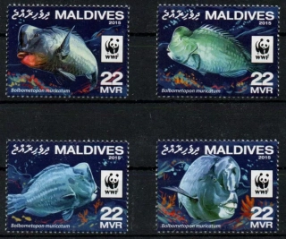Maldives známky - WWF