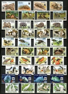 28 x série ** Fauna - WWF