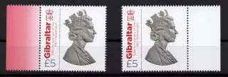 Gibraltar známky, Alžběta II.