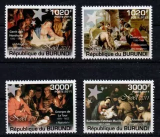 Burundi známky