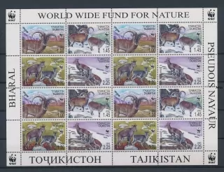 Tajikistan WWF známky