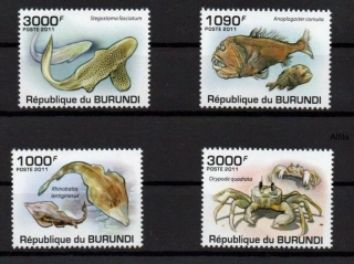 Burundi známky