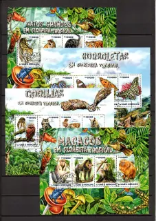 Sestava 4 ks raž Aršíků Fauna S.Tomé