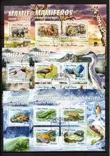 Sestava 36 ks raž Aršíků Fauna S.Tomé