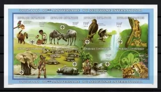 Centrální Afrika známky