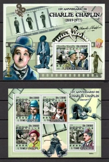 S. Tomé  známky, Charlie Chaplin