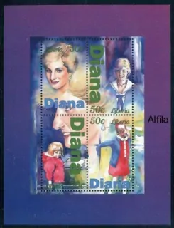 Liberia známky, Princezna Diana