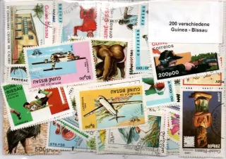Balíček známek , Guinea - Bissau - 200 ks