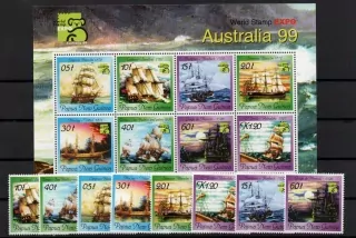 Papua New Guinea známky