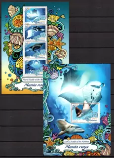 Maldives známky, Marine Fauna
