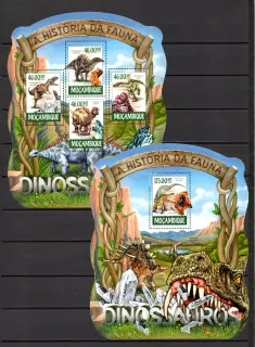 Mosambik známky, dinosaurs