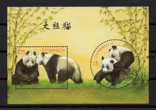 Rakousko známky, Panda