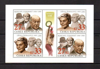 Česká rep. známky, Záhorský + Šejbalová