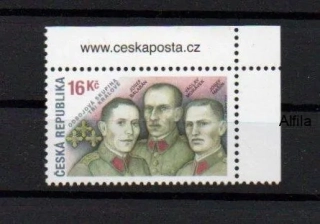 Česká rep. známky, Odboj. skupina Tři Králové