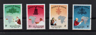 Biafra známky, Papež, Pope, 1969