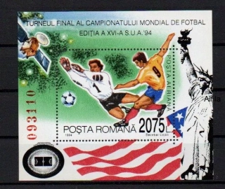 Rumunsko známky, 1994, Fotbal