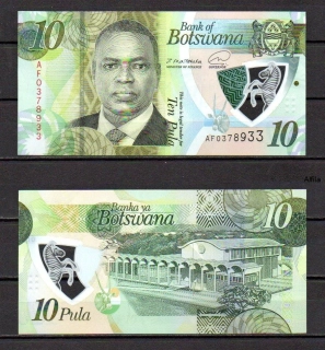 Botswana 10 Pula 2020 UNC polymer