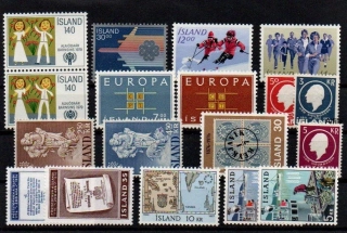 Sestava Island známky