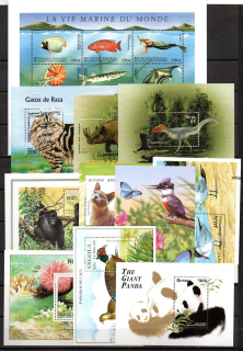 Sestava aršíků známek Fauna