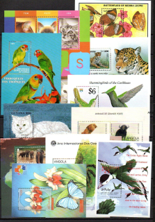 Sestava aršíků známek Fauna
