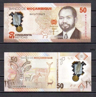 Mosambik 50 Metical 2024 UNC polymer P.156