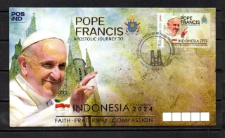 FDC Indonésie - Papež František 2024