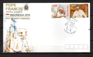 FDC Indonésie - Papež František 2024