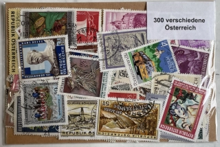 Balíček známek , Rakousko - 300 ks