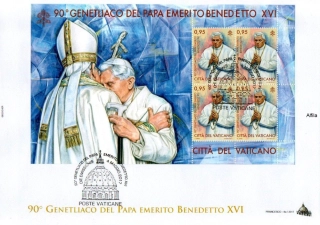 Vatikán FDC, Papež Benedict 2017