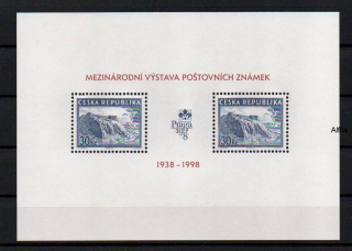Česká rep. známky, Praga 1998