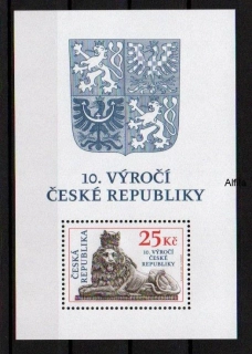 Česká rep. známky, 10. výročí ČR