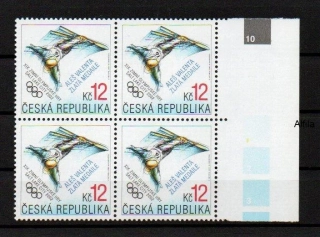 Česká rep. známky, XIX. ZOH přítisk A. Valenta