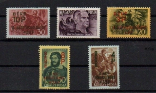 Maďarsko známky, 1945