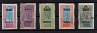 French Sudan známky, 1925