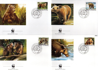 FDC Jugoslávie - WWF