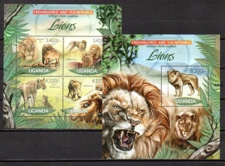 Uganda známky, 2012, kat: 12,50 €