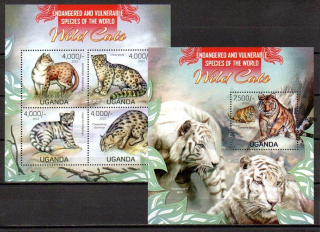 Uganda známky, 2013, kat: 14 €