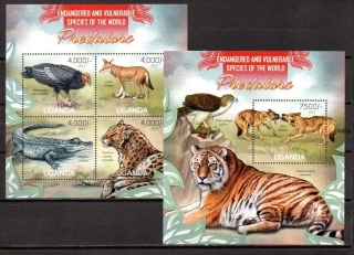 Uganda známky, 2013, kat: 14 €