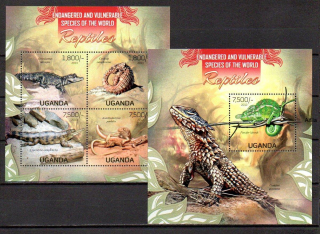 Uganda známky, 2013, kat: 14 €