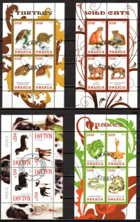 Sestava raž. aršíků Fauna