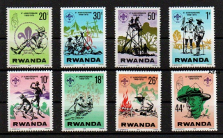 Rwanda známky